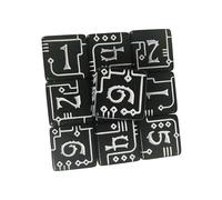 ZYHARUKO Tactiles acrilico industriale a tema numero dadi precisione lavorati per gioco di ruolo e apprendimento in classe presa comoda