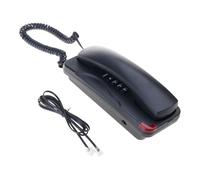 ZYHARUKO Telefono fisso con filo a parete Telefono fisso retrò con ultimo numero ricomposizione telefono fisso per casa soggiorno ufficio hotel camera telefono