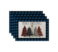 ZYHARUKO Tovaglietta all'americana a tema natalizio, per la famiglia e come regalo, decorazione per la casa