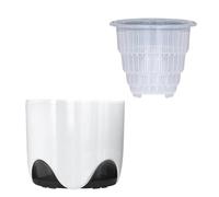 ZYHARUKO Vaso da fiori speciale Phalaenopsis progettato per il controllo dell'umidità e lo scambio di ossigeno Resine di durata Fornitura di giardinaggio