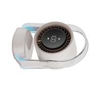 ZYHARUKO Ventilatore ricaricabile 100 velocità del vento Auto Swing sussurri silenzioso funzionamento luce notturna blu per palestra ufficio computer uso oscillante ventilatore da scrivania USB