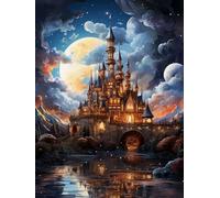 ZYHDK 1000 Pezzi ，Colourful Irregular Puzzle,Difficult Puzzle,Abstract Castles Posters ，Giocattoli Personalizzati Per Adulti ，Giochi Per Ridurre Lo Stress In Famiglia Xd225Yk
