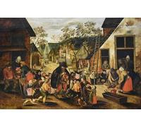 ZYHDK 1000 Pezzi Puzzle - Art Oil Painting - Retro Puzzle Irregolare - Bruegels Reproductions - Giocattoli Educativi Per Famiglie Di Adulti - Wall Art Gifts - Jz194Ap