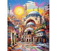 ZYHDK 1000 Pezzi Puzzle - Colourful Puzzle Irregolare - Abstract Cityscapes Oil Painting - For Giocattoli Educativi Per Famiglie Di Adulti - Wall Art Gifts - Jz16Ap
