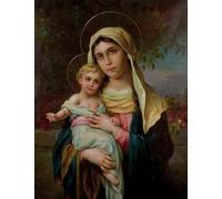 ZYHDK 1000 Pezzi Puzzle D'Arte ,Irregularity Puzzle ,Jesus The Madonna Marys Oil Painting ,Giocattoli Personalizzati Per Adulti ,Elderly Giochi Di Memoria E Cognizione Gifts Xd361Yk