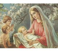 ZYHDK 1000 Pezzi Puzzle D'Arte ,Irregularity Puzzle ,Jesus The Madonna Marys Oil Painting ,Giocattoli Personalizzati Per Adulti ,Elderly Giochi Di Memoria E Cognizione Gifts Xd366Yk
