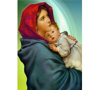 ZYHDK 1000 Pezzi Puzzle D'Arte ,Irregularity Puzzle ,Jesus The Madonna Marys Oil Painting ,Giocattoli Personalizzati Per Adulti ,Elderly Giochi Di Memoria E Cognizione Gifts Xd362Yk