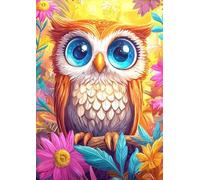 ZYHDK 1500 Pezzi ,Colorato Fun Puzzle ,Immagini ,Gifts ,Cute Owlss Art Poster ,Elderly Gioco Di Memoria E Cogniziones ,Giocattoli Sfida Personalizzati Per Adulti - Yz218Wk