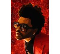 ZYHDK 1500 Pezzi ，Colorato Fun Puzzle ，Immagini ，Gifts ，Singers Weeknds Art Poster ，Giochi Per Ridurre Lo Stress In Famiglia ，Giocattoli Per Giochi Di Memoria E Cognizione,Xz78Wp