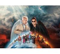 ZYHDK 1500 Pezzi - Colorato Puzzles - Immagini - Gifts - Classic Film Omens Poster - Giocattoli Per La Sfida Del Divertimento In Famiglia - Adults Stress Reduction Games - Jw173Zk