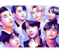 ZYHDK 1500 Pezzi ，Colorful Fun Puzzle ，Immagini ，Gifts ，Korean Boyband Bang Bt S Art Poster ，Giocattoli Sfida Personalizzati Per Adulti ，Decorazione Della Casa - Xw171Zk