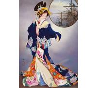 ZYHDK 1500 Pezzi,Difficult Puzzle - Colourful - Irregular Puzzle - Retro Yogass Meditations Art Picture - For Immagine Artistica Di Un Gioco Antistress Per Adulti - Wz107Zw