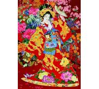 ZYHDK 1500 Pezzi,Difficult Puzzle - Colourful - Irregular Puzzle - Retro Yogass Meditations Art Picture - For Immagine Artistica Di Un Gioco Antistress Per Adulti - Wz101Zw