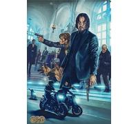 ZYHDK 1500 Pezzi - Difficult Puzzle - Gifts - Immagini - Classic Film Johns Wickss Poster - Giocattoli Sfida Personalizzati Per Adulti - Giocattoli Da Sfida Per Adulti - Jw10Zk