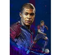 ZYHDK 1500 Pezzi - Difficult Puzzle - Poster - Gifts - Soccer Player 10 - Giocattoli Per La Sfida Del Divertimento In Famiglia - Gioco Di Memoria E Cognizione - Jw180Zk