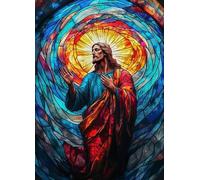 ZYHDK 1500 Pezzi - Immagini - Gifts - Colorato Puzzle - Jesus Art Poster - Giochi Di Memoria E Cognizione Per Anziani - Giocattolo Di Decompressione Per Adulti - Zy61Zk