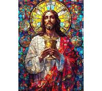 ZYHDK 1500 Pezzi - Immagini - Gifts - Colorato Puzzle - Jesus Art Poster - Giochi Di Memoria E Cognizione Per Anziani - Giocattolo Di Decompressione Per Adulti - Zy60Zk