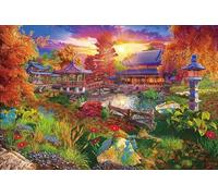 ZYHDK 1500 Pezzi - Immagini - Gifts - Irregular Puzzle - Japanese Retro Architecture Art Painting - Giochi Di Memoria E Cognizione Per Anziani - Decorazione Della Casa - Yw02Kj