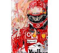 ZYHDK 1500 Pezzi - Poster - Difficult Puzzle - Gifts - Colorato - F1 Racings Art Poster - Immagine Di Un Gioco Antistress Per Adulti - Jw435Zk