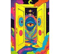ZYHDK 1500 Pezzi - Poster - Difficult Puzzle - Gifts - Eye Psychedelic Art Painting - Giocattoli Sfida Personalizzati Per Adulti - Decorazione Della Casa - Zy125Zk