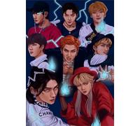ZYHDK 1500 Pezzi Puzzle - Immagini - Gifts - Colorato Puzzle - Korean Boyband Bang Strayss Kidss Art Poster - Giocattoli Di Decompressione Per Adulti - Giochi Di Memoria E Cognizione,Xz11Wp