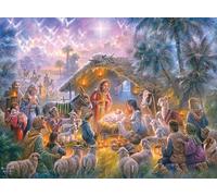 ZYHDK 1500 Pezzi Puzzle - Immagini - Gifts - Irregular Puzzle - Jesus Nativity Art Oil Painting - Giochi Di Memoria E Cognizione Per Anziani - Giocattolo Di Decompressione Per Adulti - Xw90Zk
