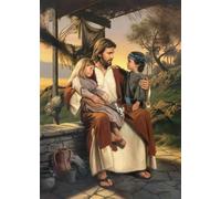 ZYHDK 1500 Pezzi - Puzzle Irregolare Colorato - Jesus Oil Painting - Giochi Di Memoria Cognitiva Per Anziani - Giocattoli Per La Sfida Del Divertimento In Famiglia Gifts - Wz253Zw
