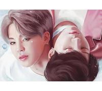 ZYHDK 1500 Pezzi Puzzles, Irregular Puzzle, Korea Boyband Bang Group Band Bt S Bangtan.Boys Jimins Posters, Immagine Artistica Di Un Gioco Antistress Per Adulti, Dh527Sz