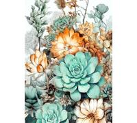 ZYHDK - 1500 Pezzis Colorful - Gifts - Flowers Painting - Elderly Memory Cognition Games - Decorazione Artistica Da Parete - 1500 Pezzis Colorful Puzzle - Hd91Zt