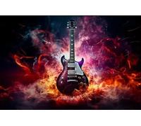ZYHDK - 2000 Pezzi - Immagini D'Arte - Puzzle Dei Colori - Guitarss Pittura Surreale - Un Grande Puzzle Da Regalare A Tutta La Famiglia Bd46Zk