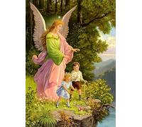 ZYHDK - 2000 Pezzi - Puzzle Difficili - Regali - Immagini - Guardians Angelss Pittura Artistica - Divertenti Rompicapo Per Adulti E Adolescenti - Giocattolo Per La Decompressione Bd81Zk