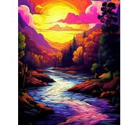 ZYHDK Colourful Puzzle - Puzzles 1000 Pezzi - Abstract Landscapes Posters - Giochi Di Memoria Per Adulti - Giocattoli Antistress Per La Famiglia - Jz223Ap