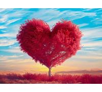 ZYHDK Love Tree Posters ，1000 Pezzi ，Abstract Puzzle D'Arte ，Giocattoli Di Decompressione Per La Famiglia ，Aldult Puzzles Game ，Home Wall Decor Xd399Yk