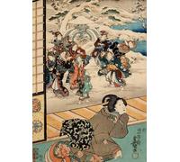 ZYHDK Puzzle 1500 pezzi ，Difficult Puzzle ，Gifts ，Immagini ，Japanese Utagawa Kuniyoshi Classic Ukiyoes Painting ，Decorazione Artistica Da Parete,Qz158Ax