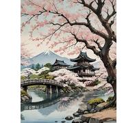 ZYHDK Puzzle 1500 Pezzi, Irregularity Puzzle, Japanese Landscapes Imperials Palaces Oil Painting, Giocattoli Personalizzati Per Adulti Gifts, Dh168Sz