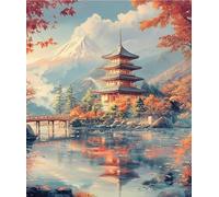 ZYHDK Puzzle 1500 Pezzi, Irregularity Puzzle, Japanese Landscapes Imperials Palaces Oil Painting, Giocattoli Personalizzati Per Adulti Gifts, Dh167Sz