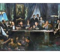 ZYHDK Puzzle 2000 Pezzi - Colorato Irregular Puzzle - Gangsters Film Posters - Giocattolo Per La Sfida Della Famiglia Degli Adulti - Gioco Di Memoria Per Anziani - Wall Art Gifts - Hz173Zt
