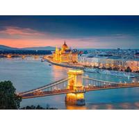 ZYHDK - Puzzle Da 2000 Pezzi - Regali - Budapest At Dusk Landscape - Giochi Per La Riduzione Dello Stress In Famiglia - Giocattoli Sfida Per Adulti - Hj218Mb