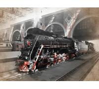 ZYHDK - Puzzle Da 2000 Pezzi - Vintage Steams Trainss - Manifesto - Regali - Un Grande Puzzle Da Regalare A Tutta La Famiglia - Decorazioni Murali - Gk100Aw