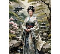 ZYHDK Puzzles 1500 Pezzi, Art, Gifts, Japanese Landscapes Geishas Posters, Challenge Toy For Adults Teenagers, Giochi Per Ridurre Lo Stress In Famiglia, Dh148Sz