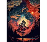 ZYHDK Puzzles 1500 Piece, Colorful Abstract Landscapes Posters,Gioco Di Sfida Per Adulti, Decorazione Artistica Da Parete, Giocattoli Educativi Per La Famiglia, Dh274Sz