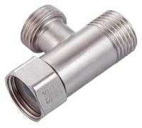 Zyhhlxh 1 raccordo for tubo in acciaio inossidabile 304 a 3 vie, un ingresso e due uscite, valvola angolare G1/2' ere.