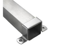 ZYHNYTAO Morsetto per sella, morsetto per tubo flessibile a forma di M, a forma di U, quadrato, rettangolo, serraggio idraulico, Ohm, scheda di fissaggio, fibbie, 5 pezzi