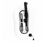 ZYIHNIRB 1 Pezzo Nylon-tauchweste Tarierjacket Giubbotto Subacqueo Accessorio Tecnico Durevole per Sport Acquatici Ed Esplorazioni in Caverne per Sub Esperti E Utilizzo Quotidiano, Bianco