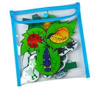 ZYIHNIRB 10 Pezzi Animale Set Didattico Carte Educative Stoffa Giocattoli Bambini Materiale Poliestere Adatto per Educazione Regalo