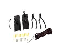 ZYIHNIRB 2 Pezzi Sollevatore Bici Gancio a Soffitto Portabiciclette di Sollevamento Sospensione in Acciaio E Corda Nylon Adatto per Conservazione