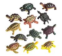 ZYIHNIRB 4 Pezzi Figurine Creature Oceaniche Animali Marini Tartarughe PVC Giocattolo Realistico Educativo Regalo Adatti per Feste Bagno Doccia Neonato