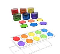 ZYIHNIRB Frame Giochi Matematica Schede Magnetiche Manipolativi Educativi Contatori in Plastica Esercizi con Numeri Adatto per Bambini 6-8 Anni, Set Base
