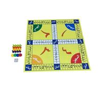 ZYIHNIRB Gioco da Tavolo Tradizionale per Bambini, per Famiglie da 1 a 4 Persone, Gioco del Ludo per attività Ricreative, Verde