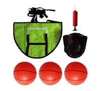 ZYIHNIRB Mini Canestro da Basket per Trampolino, Accessori per Il Montaggio sul Trampolino, Anello di Universale per Un Utilizzo Sicuro, Supporto per, con 3 Palline